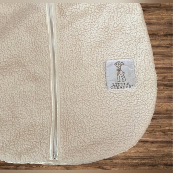 LITTLE GIRAFFE DREAM SACK BABY CHENILLE WEARABLE BLANKET SZ. 3-6 MO - Picture 5 of 7
